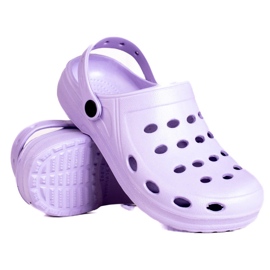 Pantuflas ligeras de mujer Shelovet violeta púrpura
