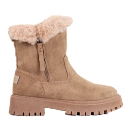 Botines Vinceza de mujer con aislamiento beige