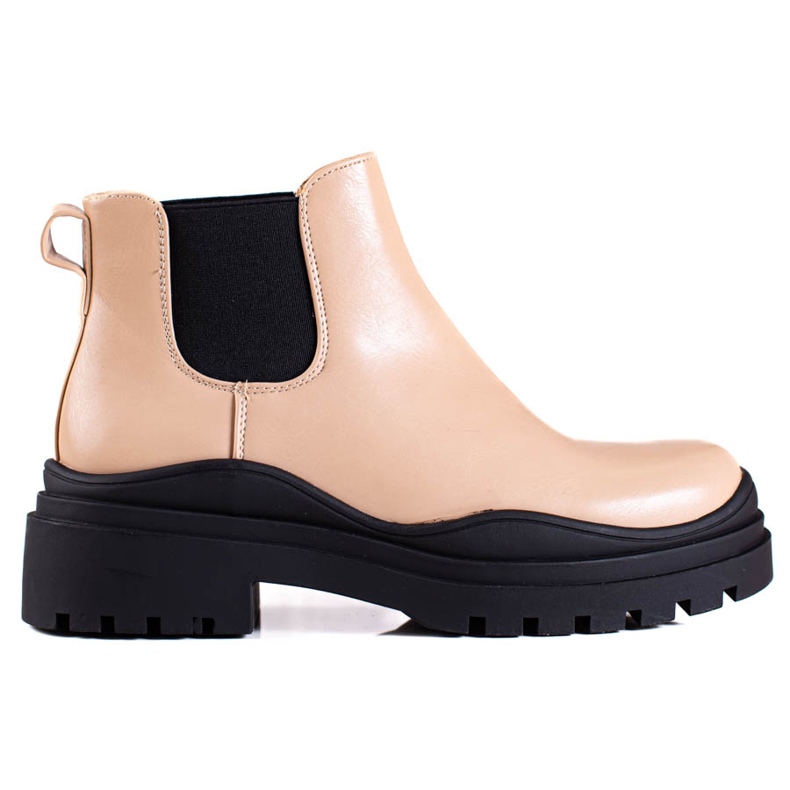 Botas negras y verdes para mujer Botas Shelovet Jodhpur en la plataforma negro