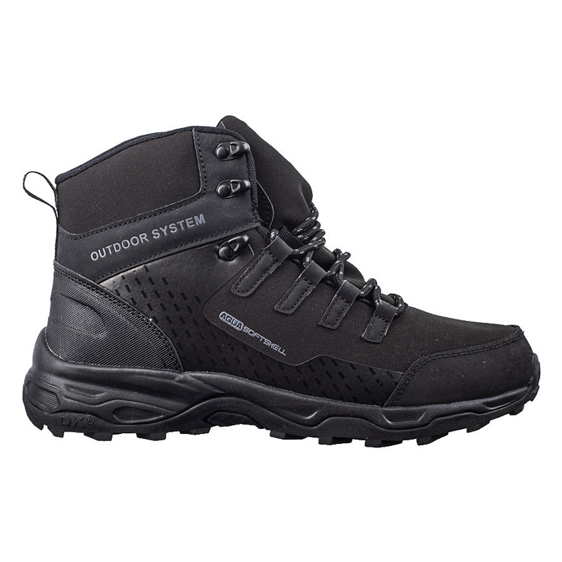 Zapatillas trekking hombre DK Outdoor altas negro