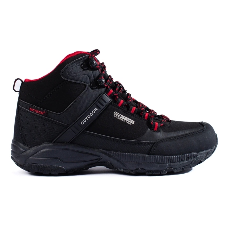 Zapatillas de trekking de mujer con pala alta DK negro