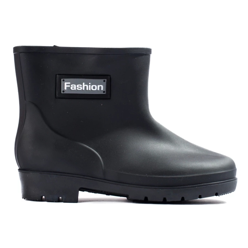 Botas de agua bajas de mujer negras negro