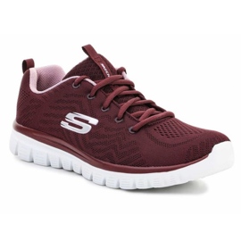Skechers Graceful Get Connected W 12615-WINE Zapatos rojo