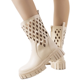 Botas Dinah crema beige Botas Dinah crema beige