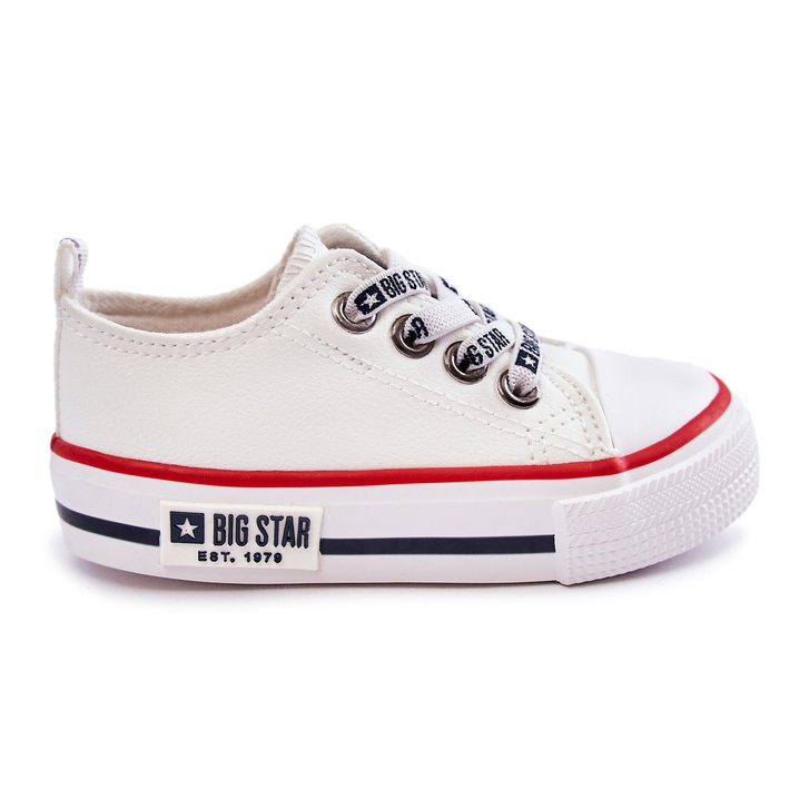 Deportivas Infantiles de Piel Big Star KK374042 Blanco