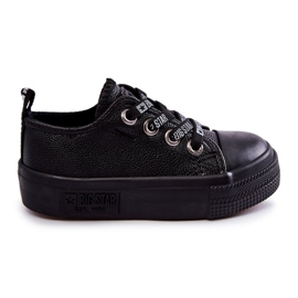 Deportivas Infantiles de Piel Big Star KK374061 Negro