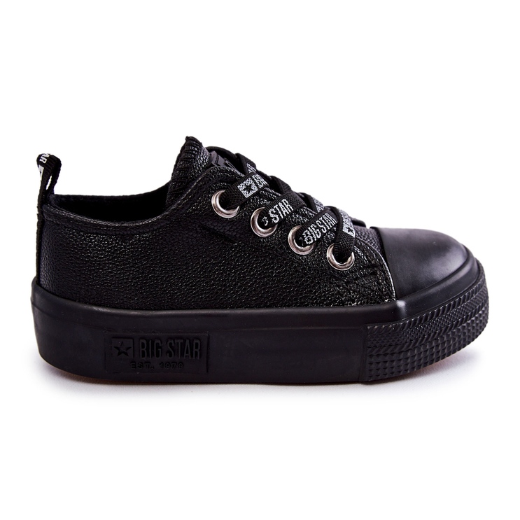 Deportivas Infantiles de Piel Big Star KK374061 Negro