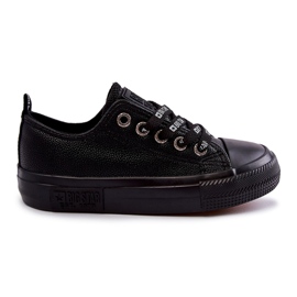 Deportivas Infantiles de Piel Big Star KK374057 Negro