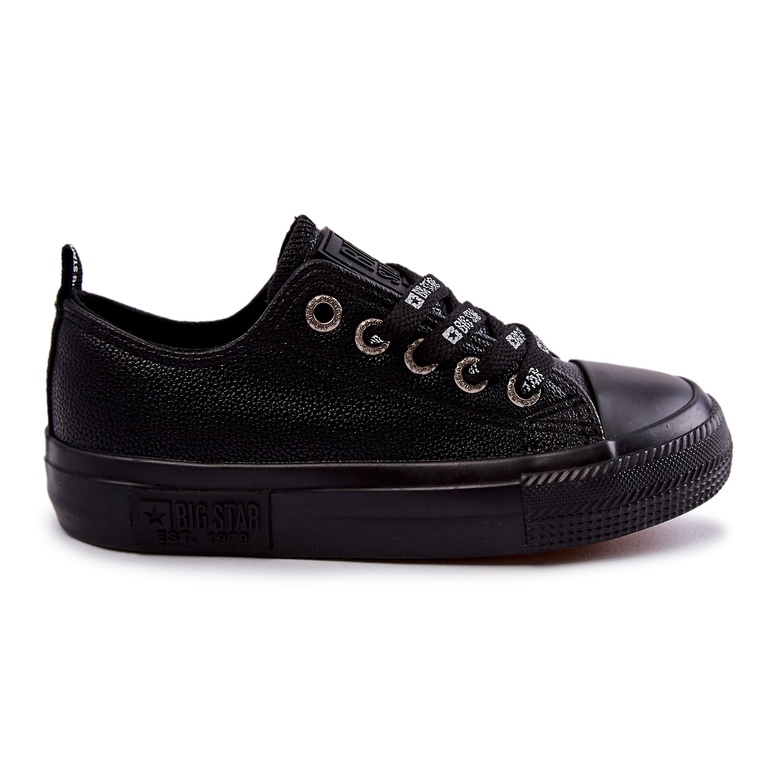 Deportivas Infantiles de Piel Big Star KK374057 Negro