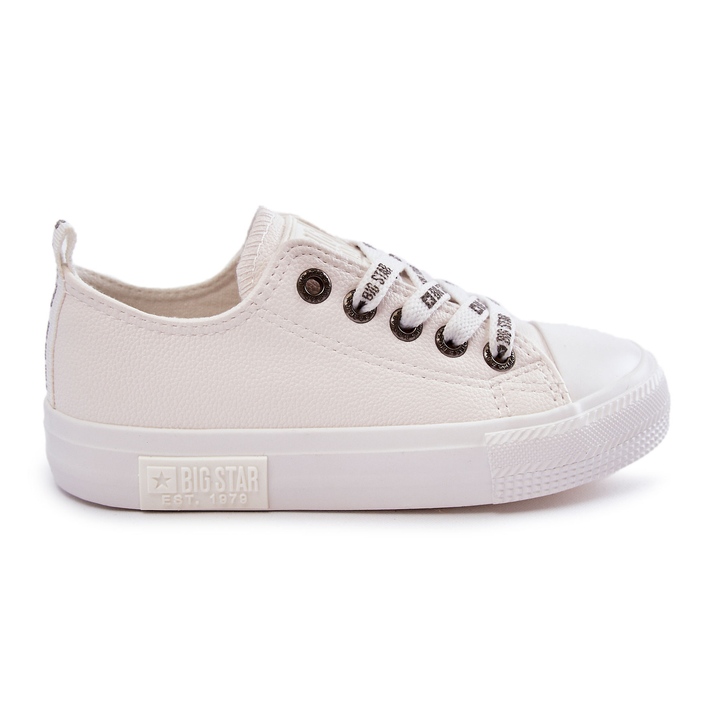 Deportivas Infantiles de Piel Big Star KK374056 Blanco