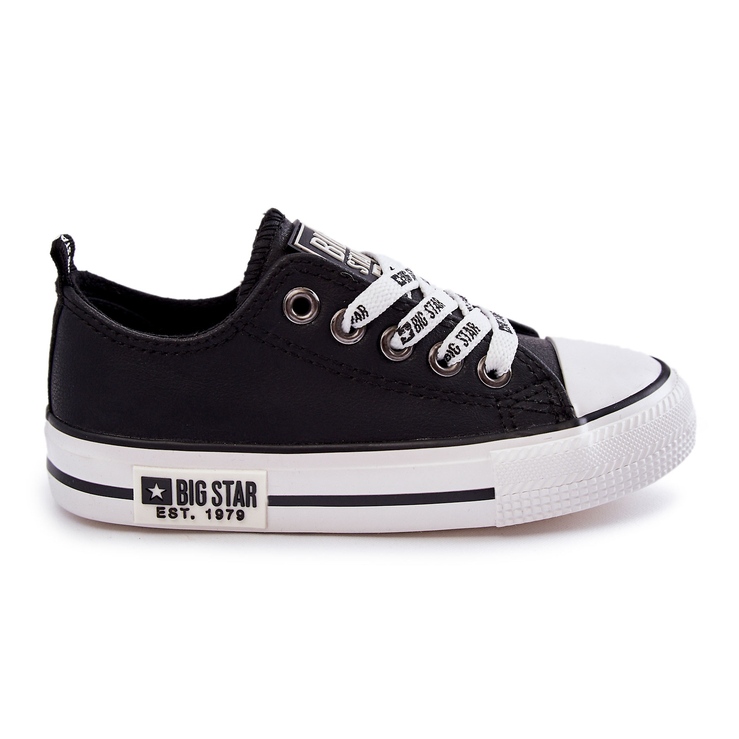 Deportivas Infantiles de Piel Big Star KK374039 Negro