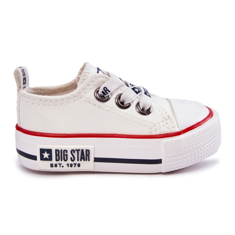 Deportivas Infantiles de Piel Big Star KK374040 Blanco