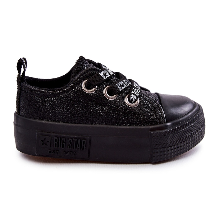 Deportivas Infantiles de Piel Big Star KK374059 Negro