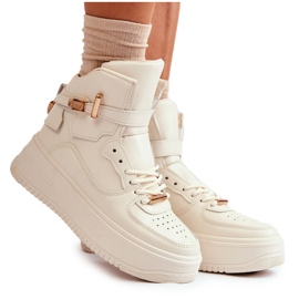 FB2 Deportivas Altas Con Aislamiento Mujer Beige Lexa