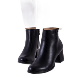 Botas negras al poste de ecopiel Durnatel negro
