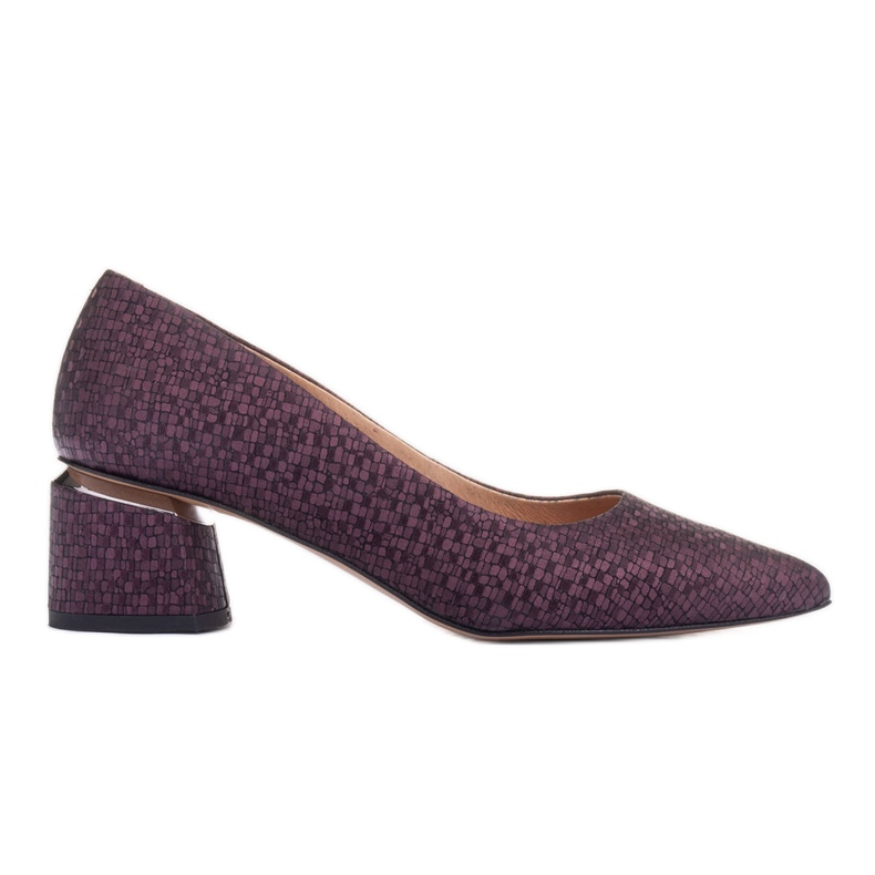 Marco Shoes Zapatos de gamuza violeta