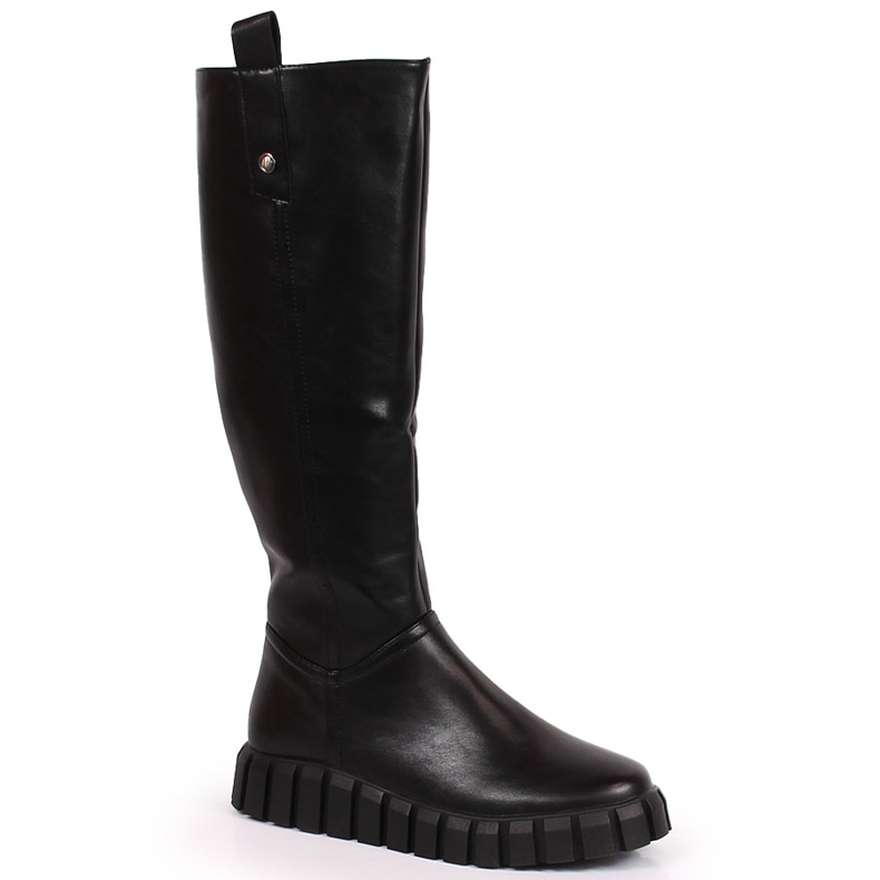 Negro Botas planas aislantes mujer Potocki Negro Botas planas aislantes mujer Potocki