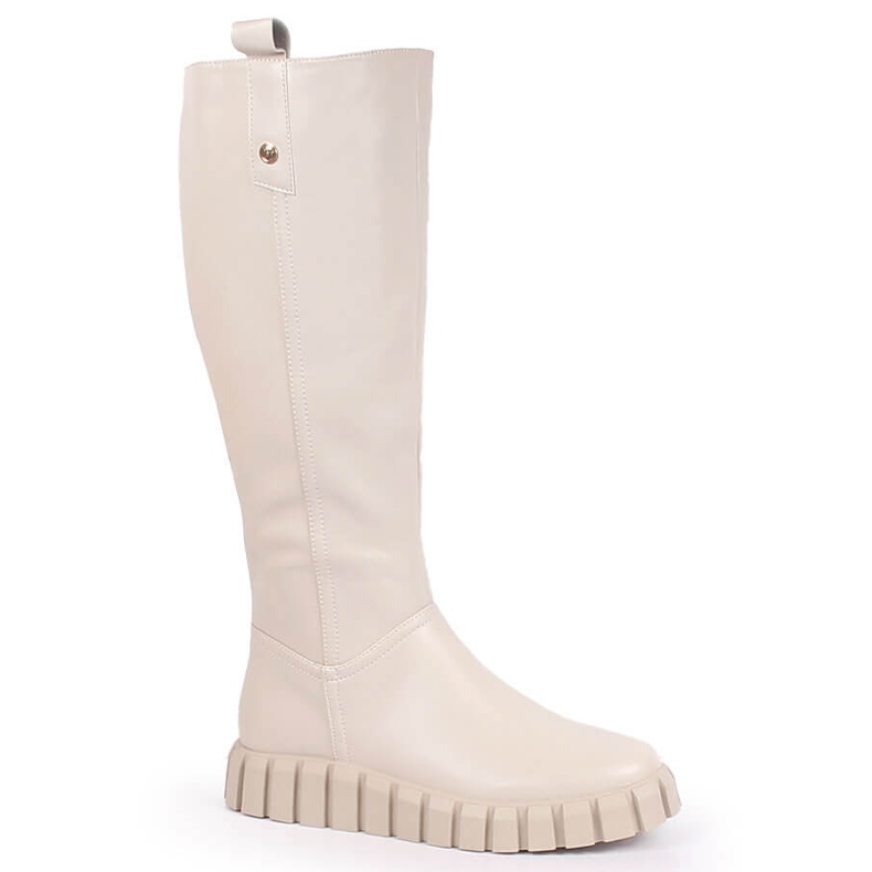 Botas planas aislantes mujer beige Potocki Botas planas aislantes mujer beige Potocki