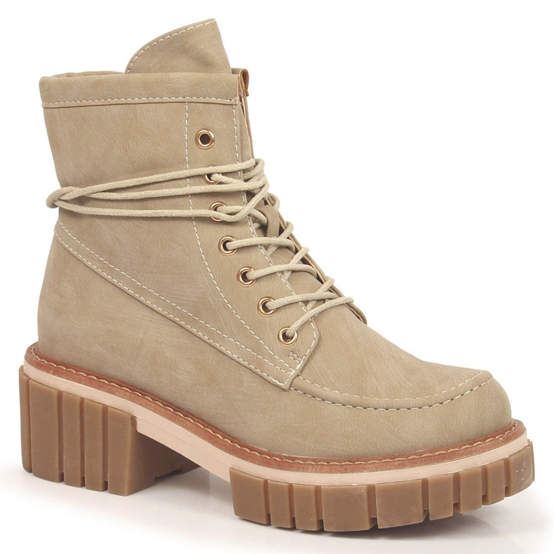 Botas con aislamiento mujer beige Jezzi JEZ366 Botas con aislamiento mujer beige Jezzi JEZ366