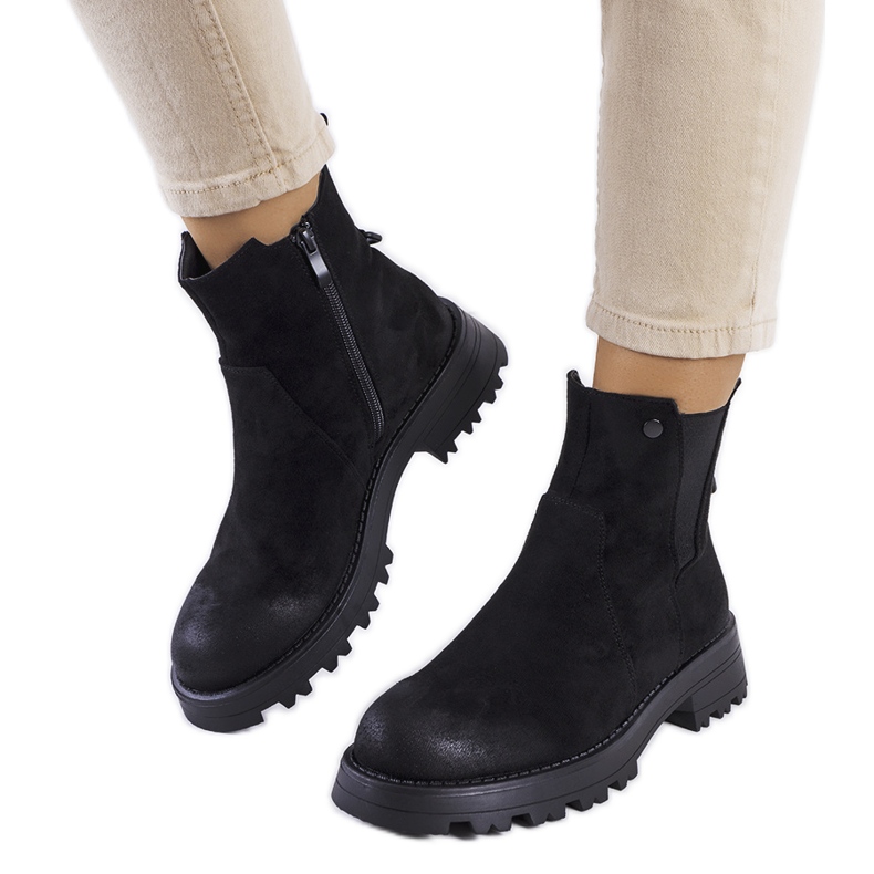 Botines negros Krosstoen Chelsea