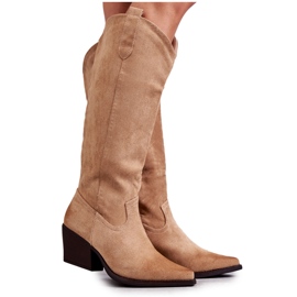 WS1 Botas Camperas Ante Beige Casey