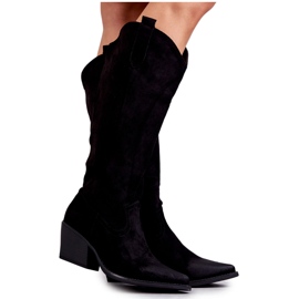 WS1 Botas camperas de ante negro Casey