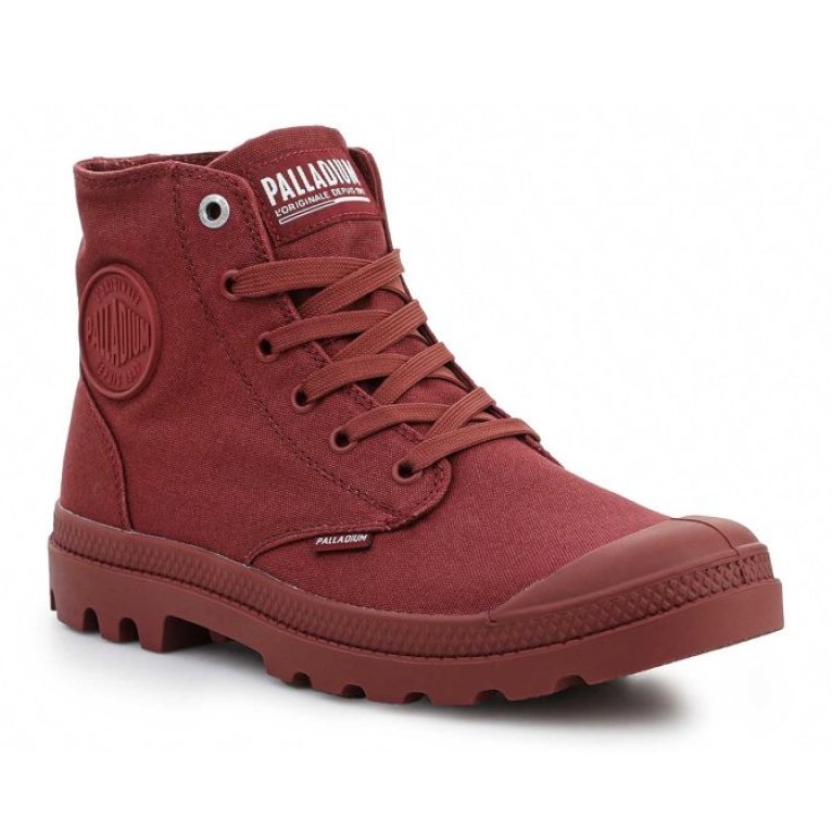 Zapatos Palladium Mono Chrome Wax 73089-658-M rojo