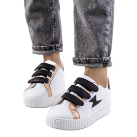 Zapatillas Pitmerden blancas blanco negro