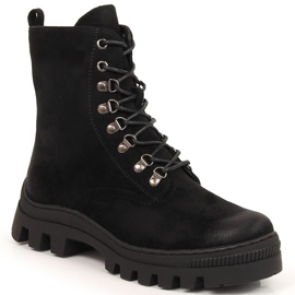 Botas mujer ante negro Potocki