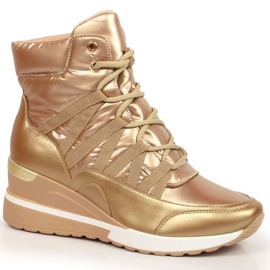Botas cuña Potocki W WOL101B dorado