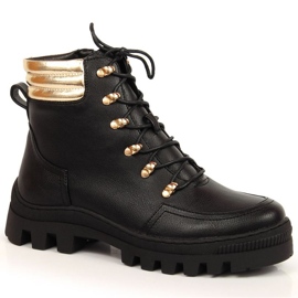 Tramperos de la plataforma Potocki W WOL103A negro dorado