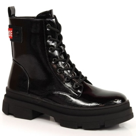S.Barski Botas lacadas S. Barski W OLI179A negro