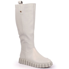 Botas planas aislantes Potocki W WOL100B beige