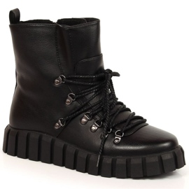 Botas con plataforma aisladas Potocki W WOL108A negro