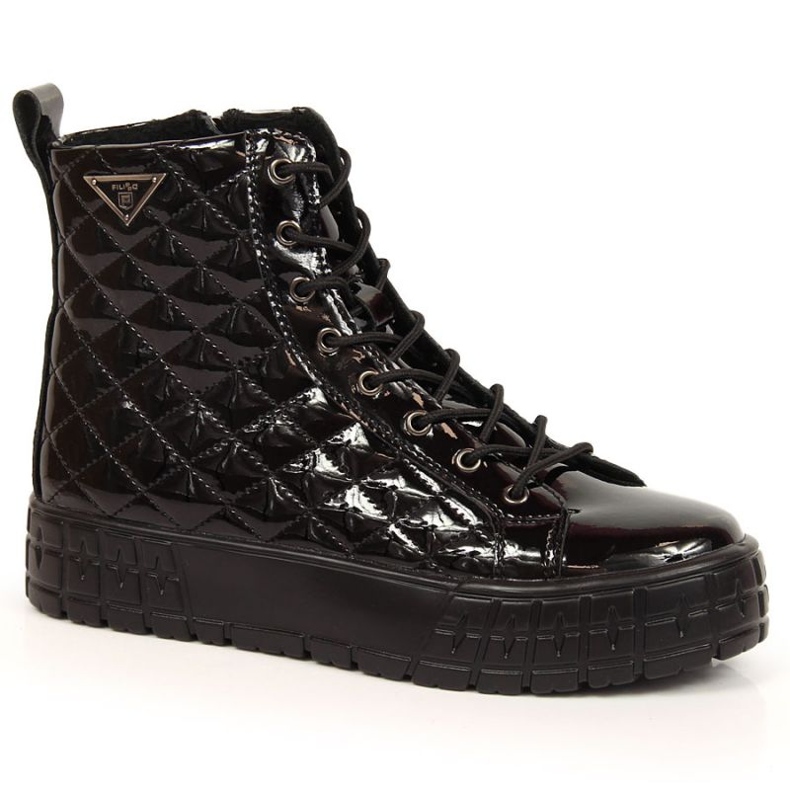 Botas insuladas acolchadas en piel Filippo W PAW369 negro