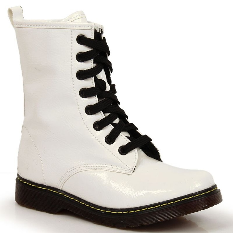 Botas lacadas cálidas Kornecki Jr KOR6017A blanco