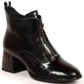S.Barski Botas lacadas S. Bararski W OLI182 negro
