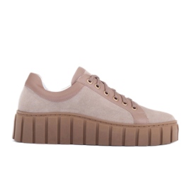 Marco Shoes Zapatillas de aumento con un fondo más grueso. beige Marco Shoes Zapatillas de aumento con un fondo más grueso. beige