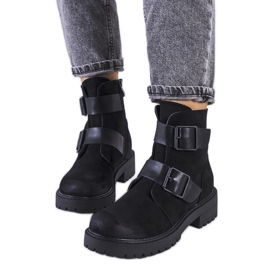 Botas de ante ecológico negras de Leurbost negro