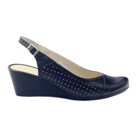 Sandalias para mujer con puntera cubierta Gregors 591 cz negro