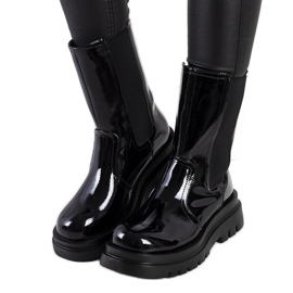 Botas Giza charol negro