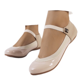 Bailarinas beige con elástico Hari