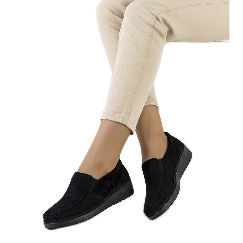 Zapatos negros de Pirn Zapatos negros de Pirn