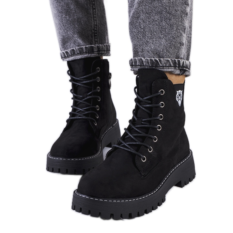 Botas Uzeir eco-ante negro