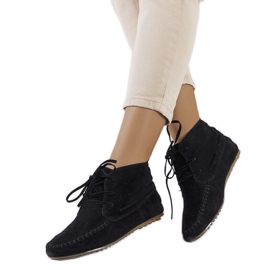 Botines negros Lalo de ecogamuza Botines negros Lalo de ecogamuza