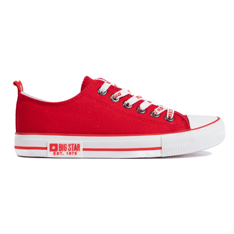 Zapatillas de mujer Big Star KK274104 rojo