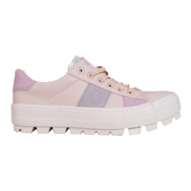 Zapatillas de mujer Big Star KK274042 rosa