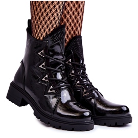 S.Barski Botas Cálidas Lacadas Con Jet Black Gwen negro S.Barski Botas Cálidas Lacadas Con Jet Black Gwen negro