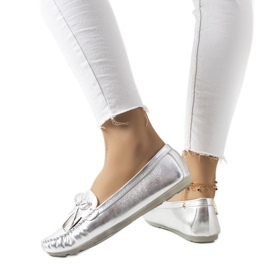 Mocasines plateados Joanae plata