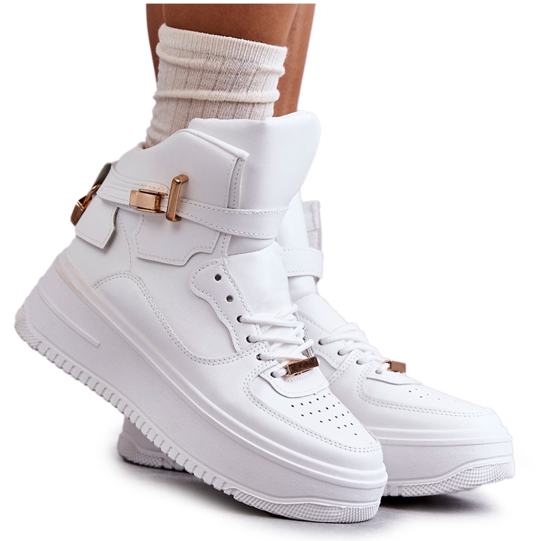 FB2 Zapatillas Deportivas Altas Con Aislamiento Mujer Blanco Lexa